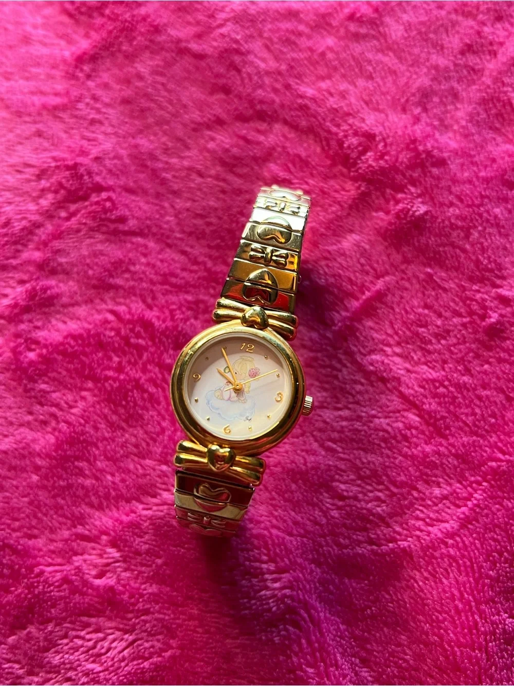 Precious Moments Gold-tone Women's Vintage Watch 2001